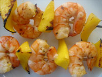 Mango Shrimp Kabobs
