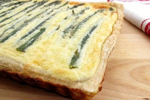 Asparagus, Bacon, and Cheese Quiche