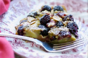 Cherry and Blackberry Clafoutis, Pits Not Included