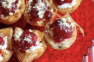 Holiday Cranberry Phyllo Baskets