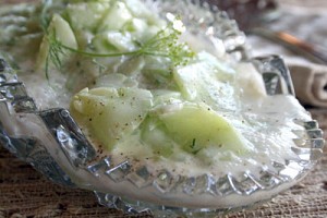 Garden-Fresh Cucumbers Get Traditional Hungarian Treatment