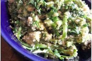 Quinoa Salad with Arugula, Asparagus & Avocado Recipe
