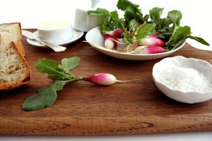 Radishes with Butter and Salt