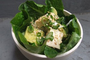 Avocado Tofu Salad with Ponzu