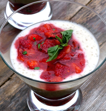 coconut-tapioca-pudding-with-strawberries-and-basil-summer-in-a-jar