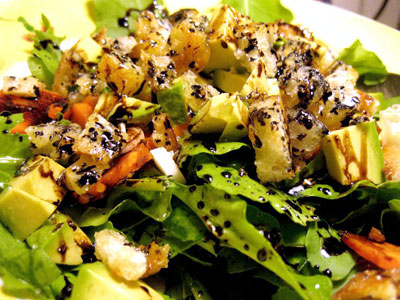 Arugulasaladavocado