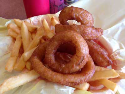 Squeeze Inn Onion Rings Fries