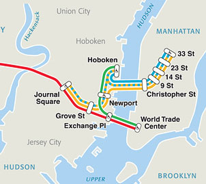 PATH system map
