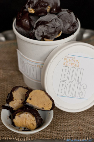 icecream pumpkin bonbon
