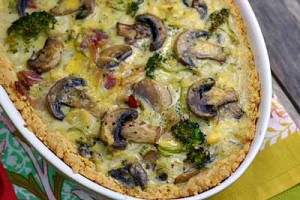 Broccoli, Bacon and Cheese Pie