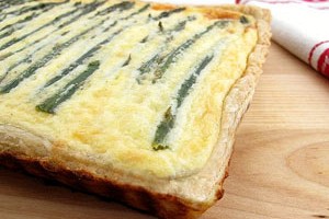 Asparagus, Bacon & Cheese Quiche