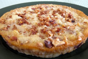 Bread Custard with Raisins and Dried Cranberries