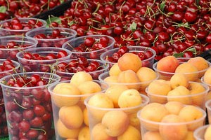 Fresh Apricot and Cherry Cobbler