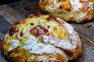 Easy Artisan Bacon Cheese Bread