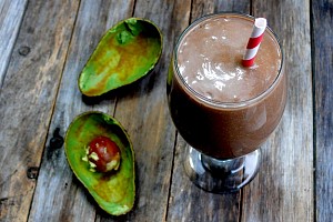 Minty Chocolate Avocado Shake