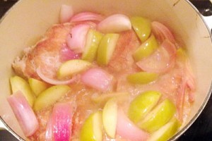 Rosemary and Red Onion Apple Pork